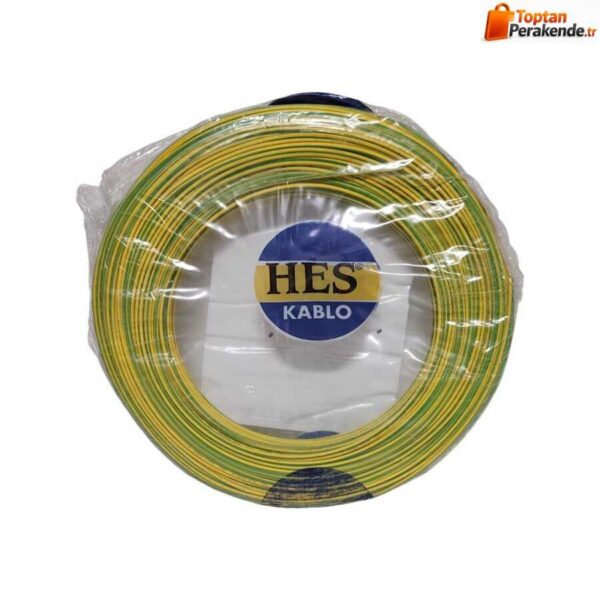 Hes Nyaf Kablo 0,75 mm² Sarıyeşil ( H05v-K )